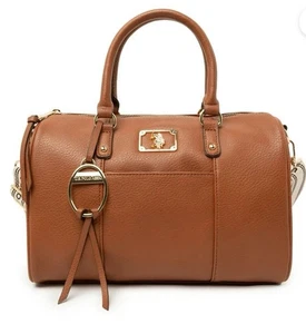 U.S. Polo Assn. Bolso Bandolera Madison Ave Cartera Bolso de Mano Marrón - Imagen 1 de 9