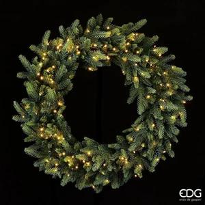 EDG Enzo De Gasperi Corona Natale Luxury con 150 Led H 80 Cm 570 Tips - Imagen 1 de 1