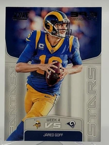 2019 SCORE JARED GOFF FANTASY STARS FOOTBALL CARD LA RAMS NFL panini - Picture 1 of 2