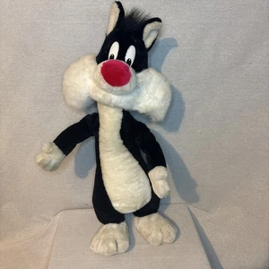 Vintage Sylvester Jumbo Wired Plush 44" 1993 Looney Tunes Stuffed Bendable - Picture 1 of 9