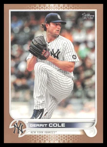 Gerrit Cole 2022 Topps Series One #35 Gold Parallel /2022 New York Yankees - Picture 1 of 3