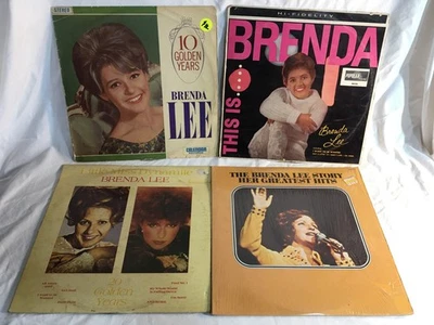 Brenda Lee Vinyl Record Bundle - x4 Vinyl - Free Shipping - Image 1 of 2
