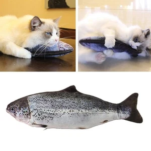 8" Lifelike Simulation Plush Fish Interactive Toy for Cat Exercise - Picture 1 of 21