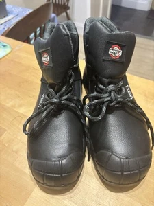 Mens S3 Leather Safety Toe Cap Work Boots Chukka Ankle Shoes Waterproof  Size 9 - Picture 1 of 3