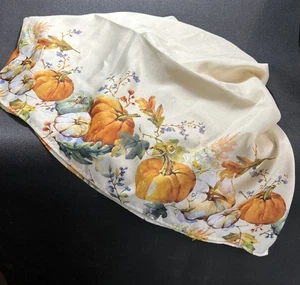 Walmart Herbst Creme Kürbisse Tischdecke 60 x 102" - Bild 1 von 4