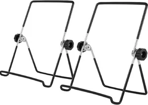 3 Pack Plate Stand Easel Picture Frame Adjustable Foldable Tablet Black - Picture 1 of 7