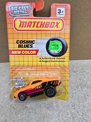 Matchbox Superfast MB41 COSMIC BLUES in RARE " NEON ORANGE with HEMI TAMPO'S " - Image 1 of 3