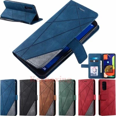 For Samsung A51 A71 A21s A10 A20 A30 A50 A70 Wallet Card Slot Leather Case Cover - Image 1 of 4