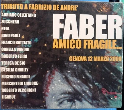 Tributo a Fabrizio De André: FABER AMICO FRAGILE. Doppio disco, ancora imballato - Immagine 1 di 3