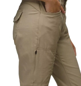 PrAna Womens Halle Pant Plus II 20W Sandbar Standard Fit Hybrid - Picture 1 of 8
