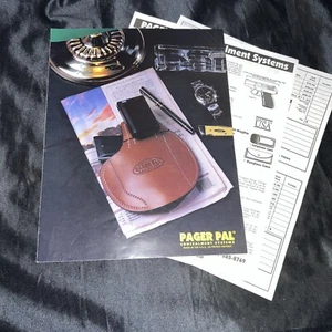 Pager Pal Concealment Systems Brochure And Information Sheets - Picture 1 of 7