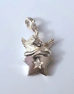 Thomas Sabo Charm 925Sterlingsilber Stern mit Engel und Zirkon OVP Neu LIMITED - Bild 1 von 3