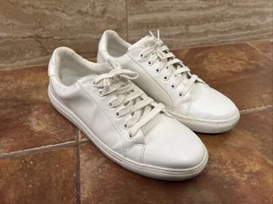 Banana Republic Schuhe Herren 10 Freizeit Niedrig Turnschuhe 662548 Off White Kunstleder - Bild 1 von 6