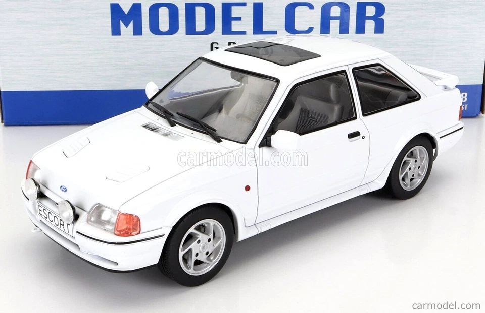 MCG 1/18 DIECAST 1990 FORD ESCORT MK4 RS TURBO S2 WHITE OR GREY TUNING - Image 1 of 1
