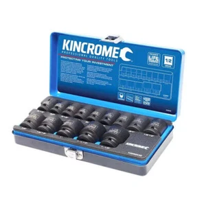 KINCROME 14 PIECE 1/2 INCH IMPERIAL DRIVE IMPACT SOCKET SET K28202 - Picture 1 of 2