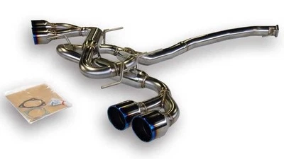 SISTEMA DE ESCAPE SOLDADO FUNDENTE PREMIUM HKS LEGAMAX PARA NISSAN GT-R GTR R35 2009-2021 Foto 1 de 4