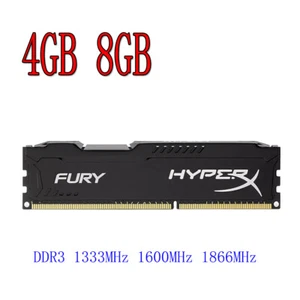 HyperX Fury 32GB 16GB 8GB 4GB DDR3 1333 1600 1866MHz PC RAM Desktop Memory LOT - Picture 1 of 10