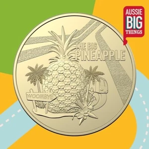 2023 AUSTRALIAN $1 ONE DOLLAR COIN | UNC | AUSSIE BIG THINGS | BIG PINEAPPLE - Picture 1 of 2