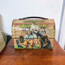Vintage The Life and Times of Grizzly Adams Lunchbox Tin Aladdin
