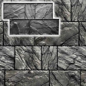 ROCKSTONE stamp-stencil-impression mold for printing on concrete; stone texture - Picture 1 of 10