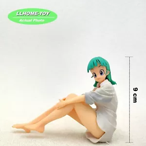 Anime Dragon Ball Z Super Pijama Bulma Linda Niña Sentada PVC Figura Estatua Juguete Regalo - Imagen 1 de 8