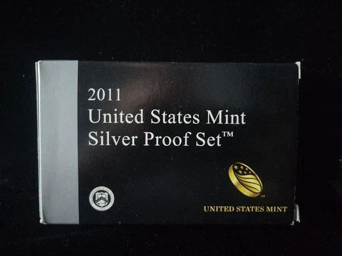 2011 US Mint Silver Proof Set | Beautiful Set | OGP Box & COA | Uncirculated Cover