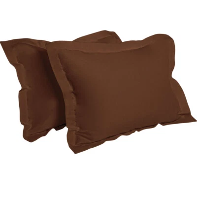 1800 Pillow Shams Standard Queen King Ultra Soft Pillowcase Set of 2 Pillowcases - Image 1 of 4