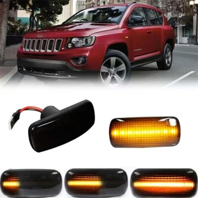 Dynamic LED Side Marker Signal Lamp For Jeep Compass Patriot Dodge Chrysler 300 - Image 1 of 4