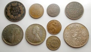 LOTTO di 9 Monete  Ag e Cu Vari paesi - Foto 1 di 6