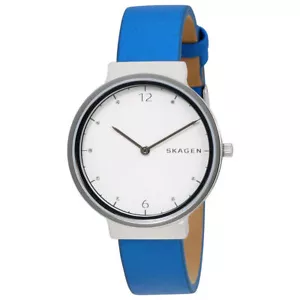 Women's Skagen Ancher Leather Watch SKW2610 - Picture 1 of 2