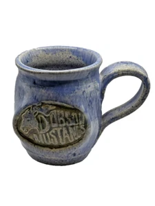 Dobson Mustangs 16 Unzen   Keramik Becher, bequemer Henkel, blau, gemarkt - Bild 1 von 5