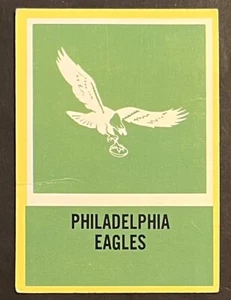 1967 TOPPS PHILADELPHIA EAGLES TEAMLOGO #144 @ SCHLECHTE ECKENFALTEN 2 - Bild 1 von 4