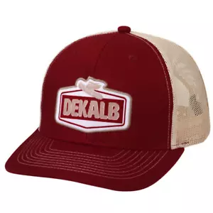 DEKALB SEED K-Products *ESPALDA DE MALLA ROJA OSCURA Y TOSTADA* GORRA SOMBRERO *TOTALMENTE NUEVO* DS28 - Imagen 1 de 1