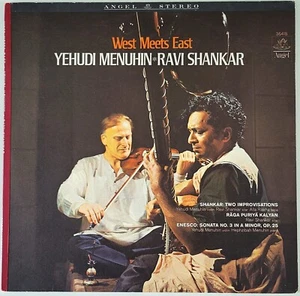 Yehudi Menuhin & Ravi Shankar West Meets East 33rpm LP NM- - Picture 1 of 5