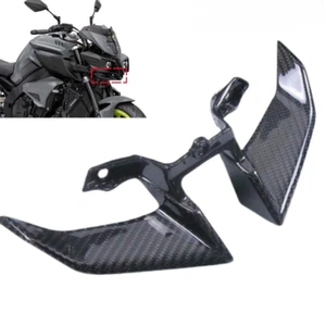 For Yamaha MT-10 / FZ-10 2016-2024 Real Carbon Fiber Headlight Wing Panel Cover - Picture 1 of 12