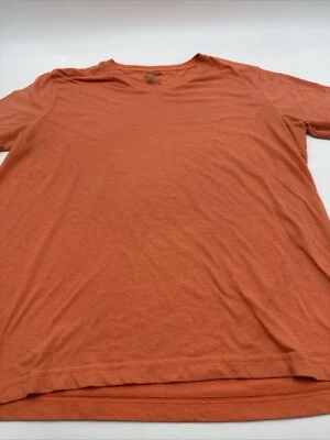 Arizona Jean Co. T-Shirt Men 2X-Large Orange Solid V-Neck ..#22292 - Image 1 of 4