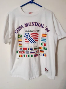 Vintage 1994 World Cup USA Copa Mundial All Countries XL Nutmeg Single Stitch - Bild 1 von 13