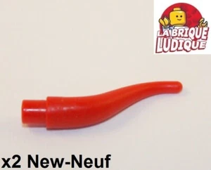 Lego - 2x Kuhhorn Cow Cattle Horn Chili Pflanze - lang rot/red 13564 NEU - Bild 1 von 1