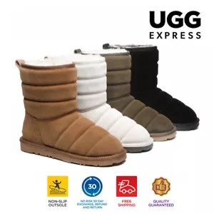 EVERAU® UGG Boots Women Men Australia Sheepskin Wool Water Resistant Puffer - Picture 1 of 57
