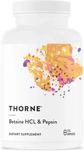Betaine HCL & Pepsin - Digestive Enzymes for Protein Breakdown and Absorption... - Picture 1 of 1