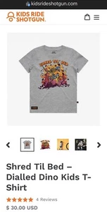 Munster Kids Ride All Day Skateboard Tee Shirt - Picture 1 of 4