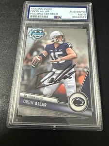 Drew Allar 2023 Bowman U football signed autograph card PSA Slab Penn State - Picture 1 of 2