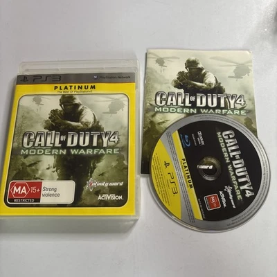 Call Of Duty 4: Modern Warfare (Sony Playstation 3 PS3) Complete With Manual - Image 1 of 4