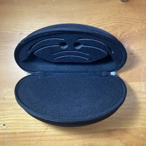 Oakley Sunglass Case Only Clamshell Zipper Logo OEM Foam Inserts Black B11 - Picture 1 of 5