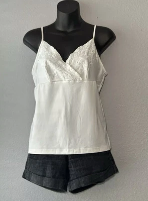 Express Top Womens Large Babydoll Y2K Camisole Fairy Floral Dainty Coquette - Image 1 of 4