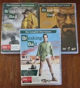 Breaking Bad : Complete Seasons 1,3,4 (DVD 2013) Region 4 - Free Postage - Picture 1 of 9