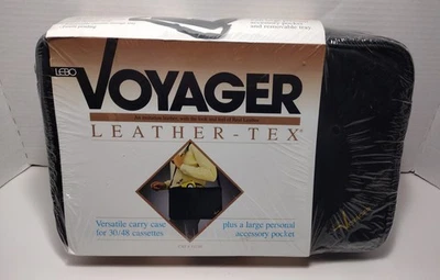 Voyager Cassette Tape Carrying Case Vtg Lebo 30 Boxed Or 48 Individual Tapes - Image 1 of 4