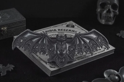 Clip de pelo de aleación de murciélago de encaje gótico negro Restyle, murciélago vampiro Foto 1 de 3