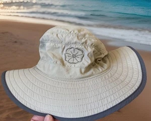 Outdoor Research Sun Hat Women's Khaki Size M Flower UPF 30+ - Picture 1 of 7