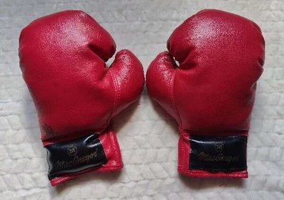 Guantes de Boxeo MacGregor Vintage Adulto M KG-512 Rojo Par Cuero Foto 1 de 4